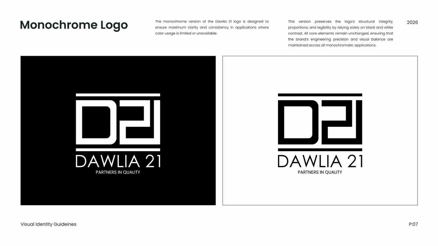Al Dawlia brand guidelines, page 9