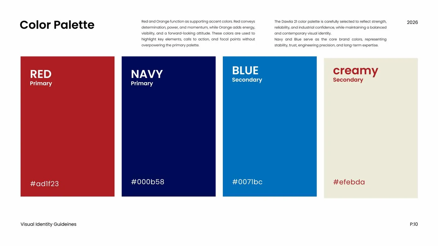 Al Dawlia brand guidelines, page 13