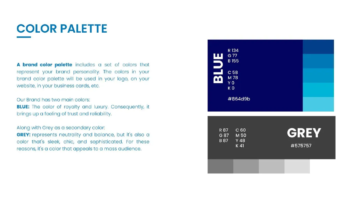 Centra Technology brand guidelines, page 8