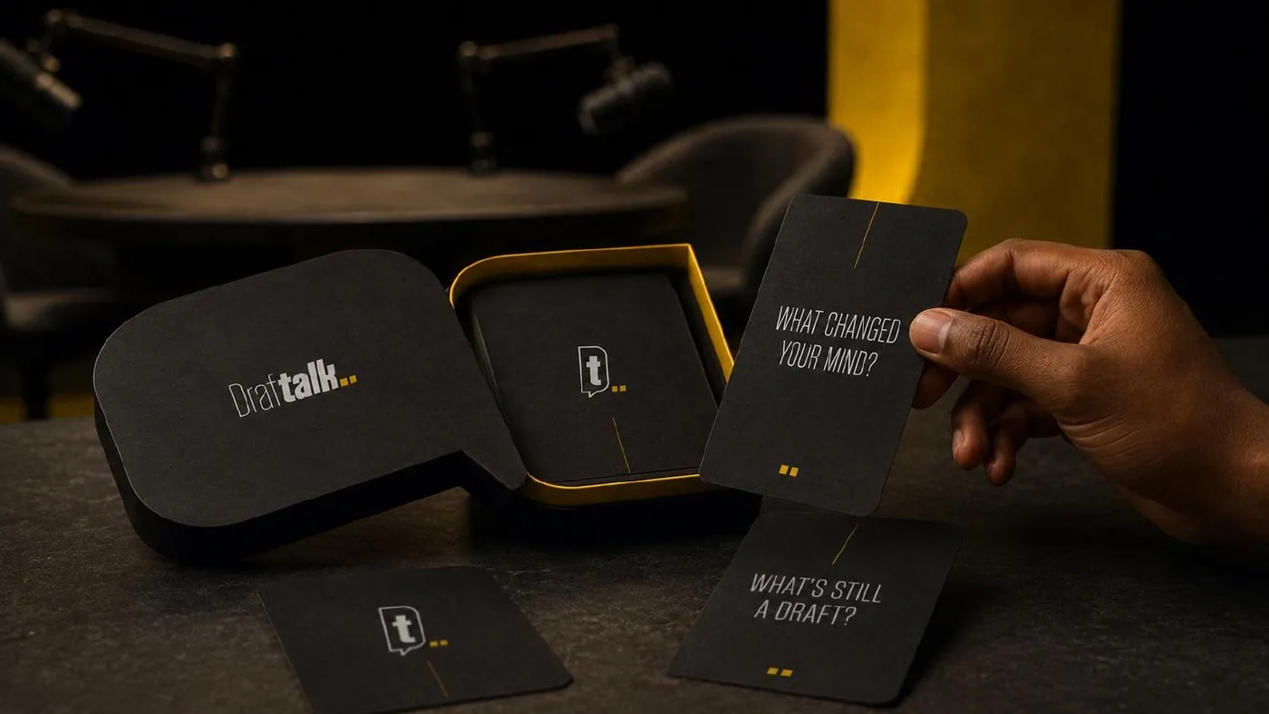DraftTalk brand guidelines, page 25