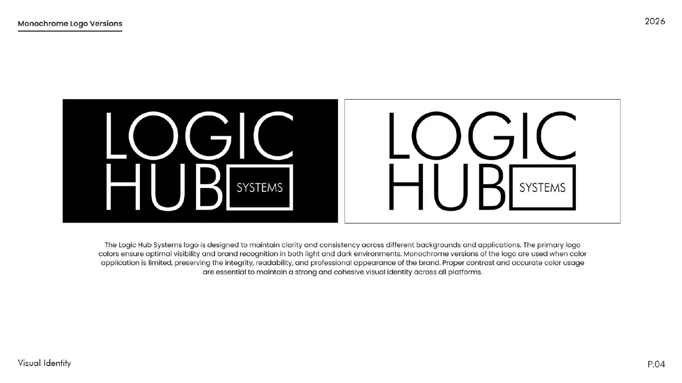 LogicHub Systems brand guidelines, page 5