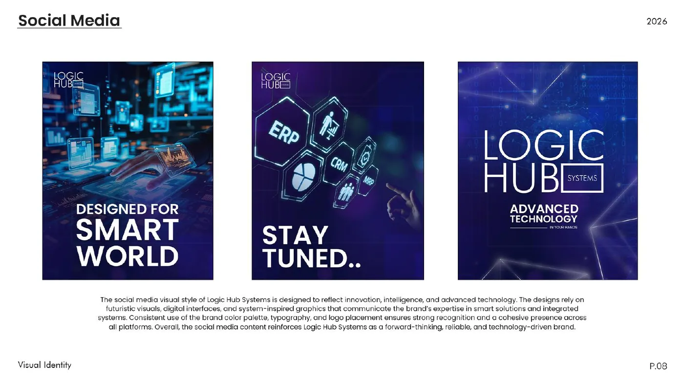 LogicHub Systems brand guidelines, page 9