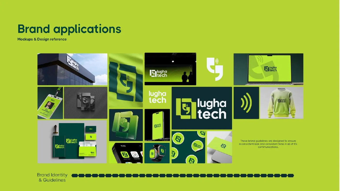 Lugha Tech brand guidelines, page 5