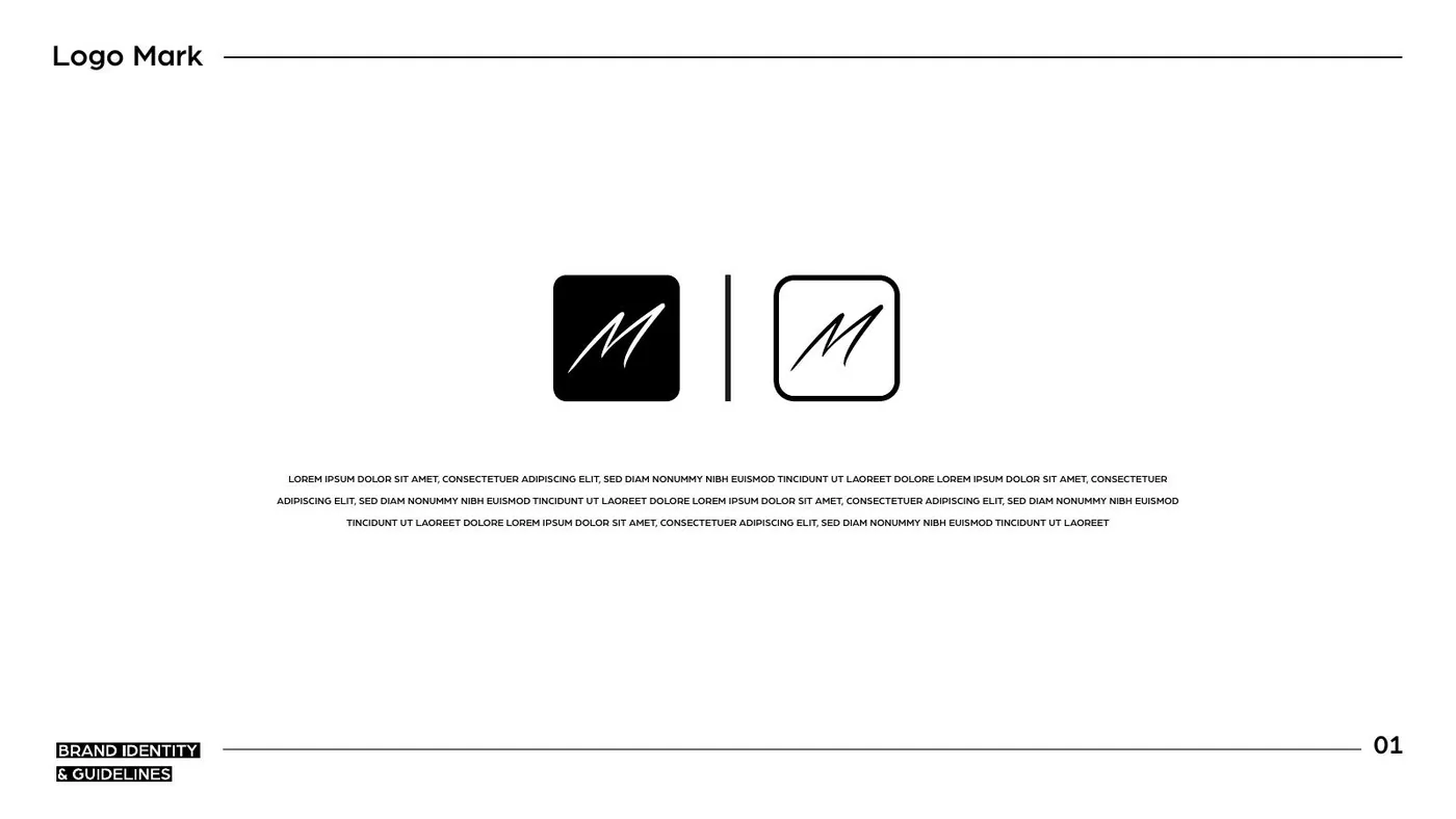 Maison Nefer brand guidelines, page 9