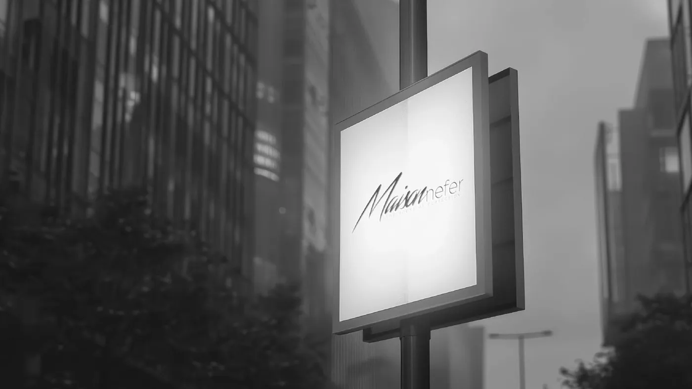 Maison Nefer brand guidelines, page 17