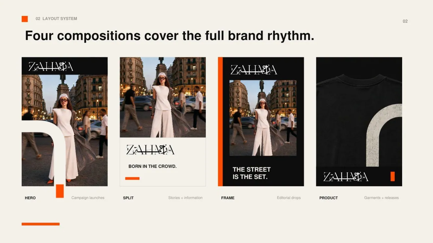 Zahma brand guidelines, page 12